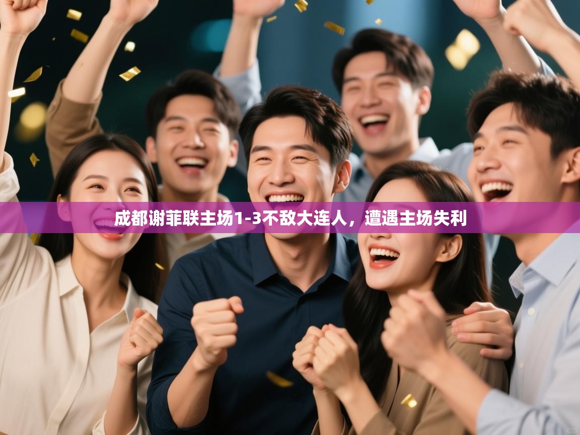 成都谢菲联主场1-3不敌大连人，遭遇主场失利