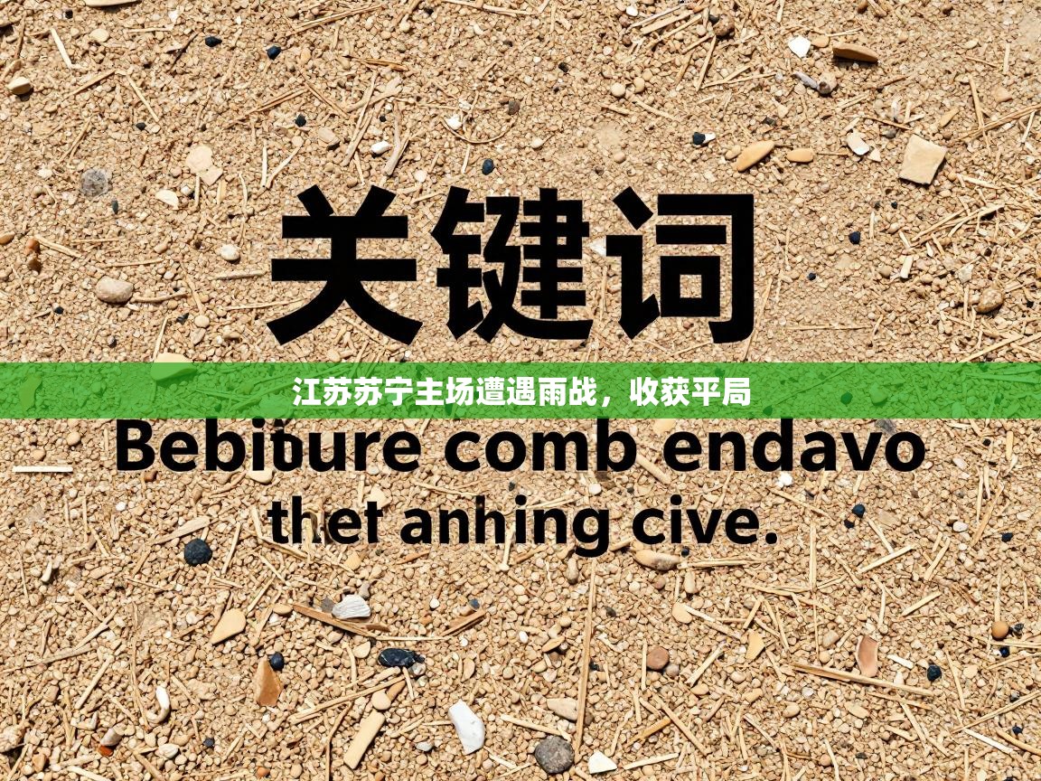 江苏苏宁主场遭遇雨战，收获平局